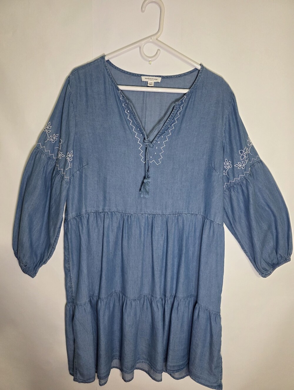 beachlunchlounge Light Blue Embroidered Tunic